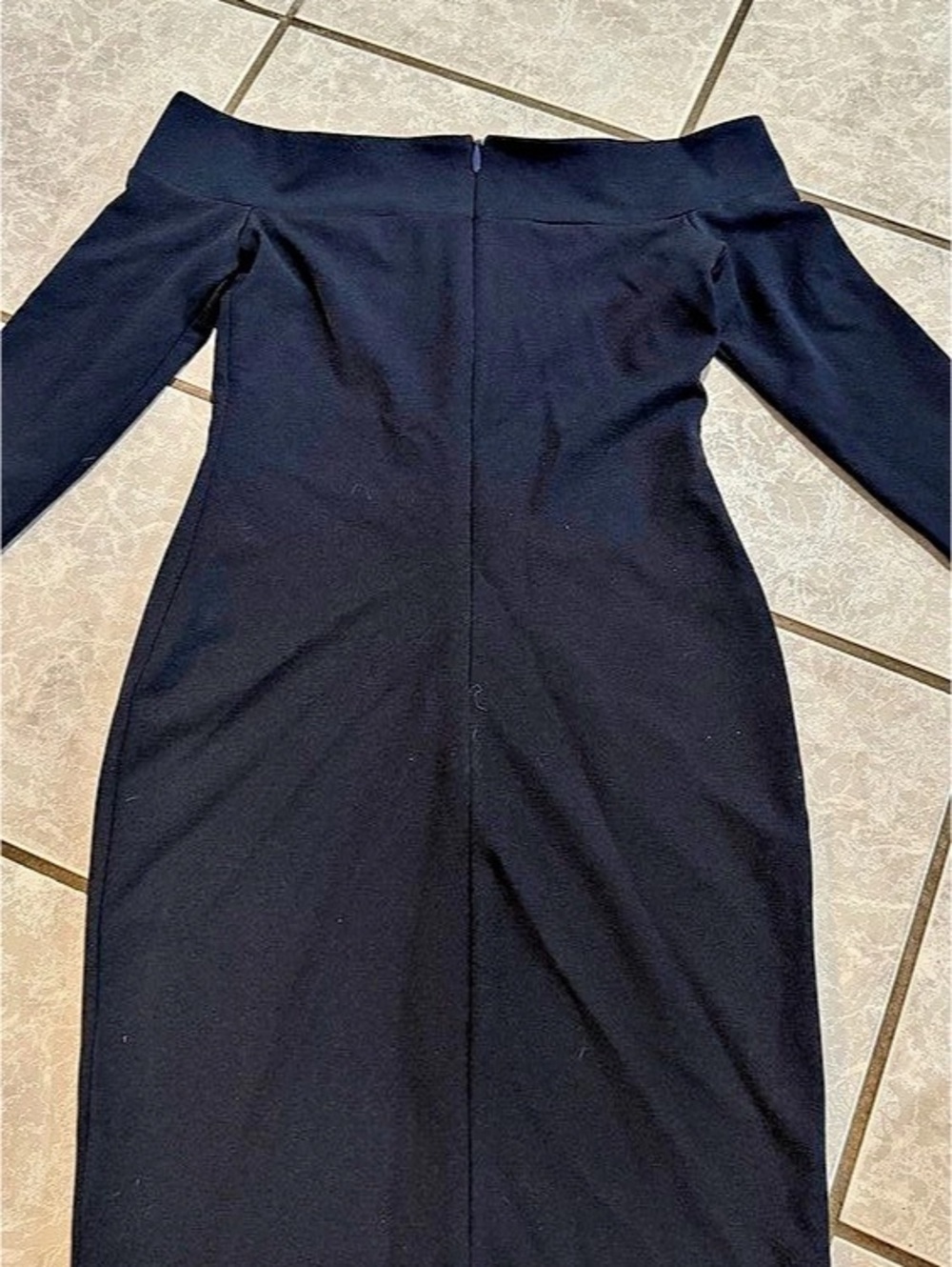 Nookie Athena Off Shoulder Midi Dress Blue Medium